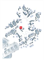 05A109469A Audi Guide Rail