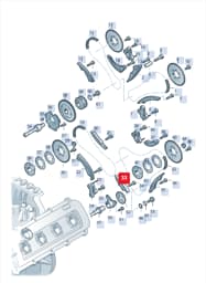 05A109513A Audi Timing Chain Guide Rail