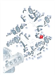 05A109517B Audi Timing Chain Guide Rail
