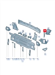 510814305 Volkswagen Reinforcement