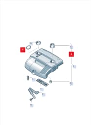06A103932G Audi Engine Cover Grommet