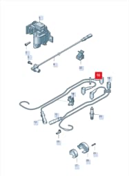 06B905437D Volkswagen Ignition Cable