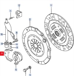 002141129 Volkswagen Selector Fork