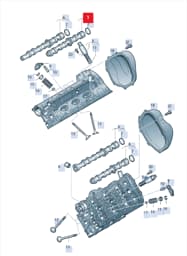 06E109101BC Volkswagen Camshaft