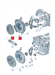 06E141031D Audi Clutch Disc