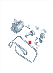 06E903137J Audi Multi-Ribbed Belt