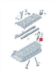 06F109623J Audi Valve Spring