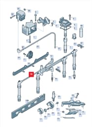 022905430AB Volkswagen Ignition Lead