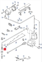 027905447 Volkswagen Spark Plug Connector