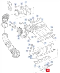 027906175D Volkswagen Connection Piece