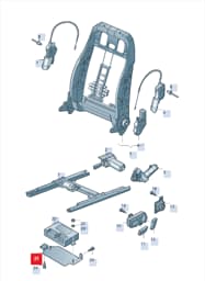 8E0959729A VAG Support For Control Unit