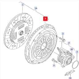 028141025K Volkswagen Clutch Pressure Plate