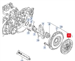 028141035AX Volkswagen Clutch Plate