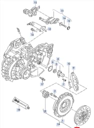 028141035B Volkswagen Clutch Plate