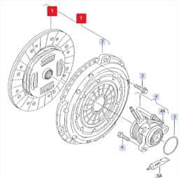 028141035P Volkswagen Clutch Plate