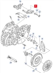 02A141708A Volkswagen Bracket