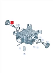 02D525356B Audi Flanged Shaft
