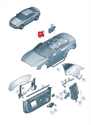 8F0959729 Audi Control Unit Support