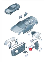 8F0959812 Audi Window Regulator Motor