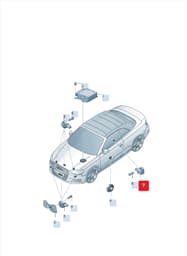 5Q0959352A Audi Acceleration Sensor