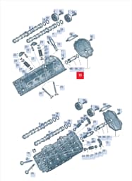 079109284Q Volkswagen Timing Chain Cover