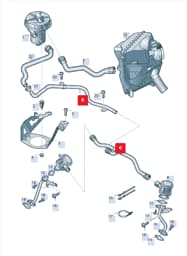 079131605Q Audi Connecting Hose