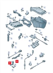 079905471H Volkswagen Ignition Component Bracket