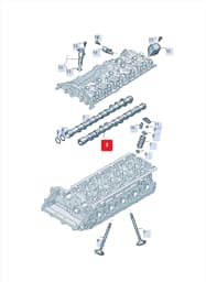 07K109022K Volkswagen Camshaft