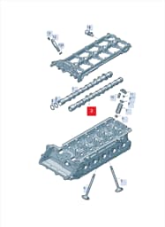 07K109102F Audi Camshaft