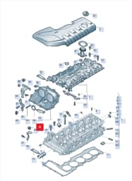 07K109283R Volkswagen Timing Chain Cover