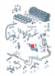 07K133239D Volkswagen Retaining Plate