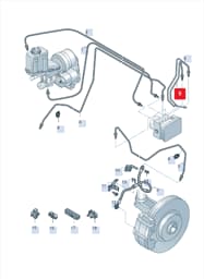 5QC614725D VAG Brake Line