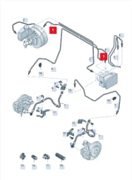 5QC614739A Audi Brake Hose (1)