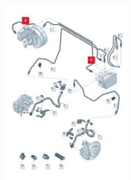 5QC614740A Audi Brake Hose (2)