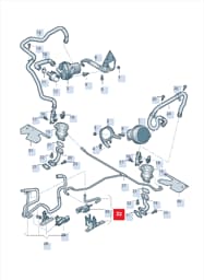 07L131425D Audi Support Bracket