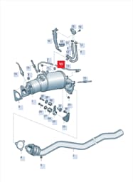 8K0131205B Audi Connecting Hose