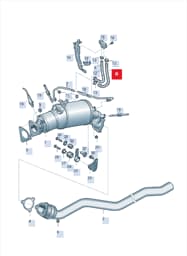 8K0131850K Audi Flexible Hose