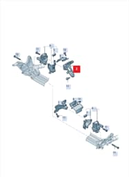 8K0199308AN Audi Engine Mount Bracket
