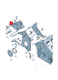 07P109122B Audi Timing Cover