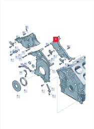 07P109122C Audi Timing Cover