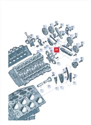 07P109220A Volkswagen Pivot Pin