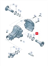 08V525289C Audi Flange Shaft