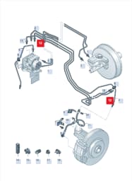 5QH614725C Audi Brake Hose