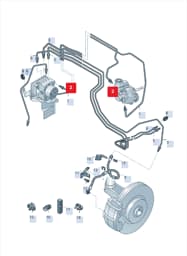 5QH614740A Audi Brake Hose (2)