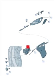 8K0839015F Volkswagen Door Lock
