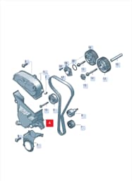 04E109130 Volkswagen Timing Belt Cover