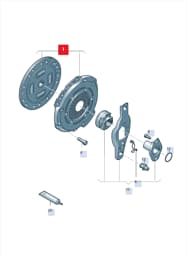 04E141016T SEAT Clutch Plate And Pressure Plate