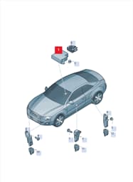 8K0959655L Audi Airbag Control Unit