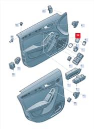 8K1959829BD6 Audi Blende