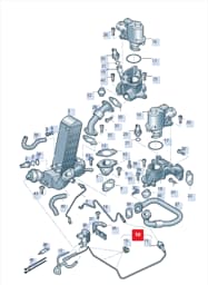 057131051K Audi Vacuum Hose